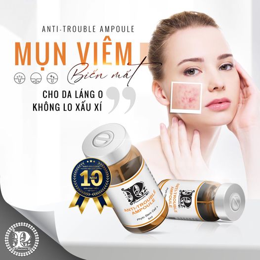 Tinh Chất Trị Mụn Anti Trouble Ampoule Nuwhite Mibiti Prudente